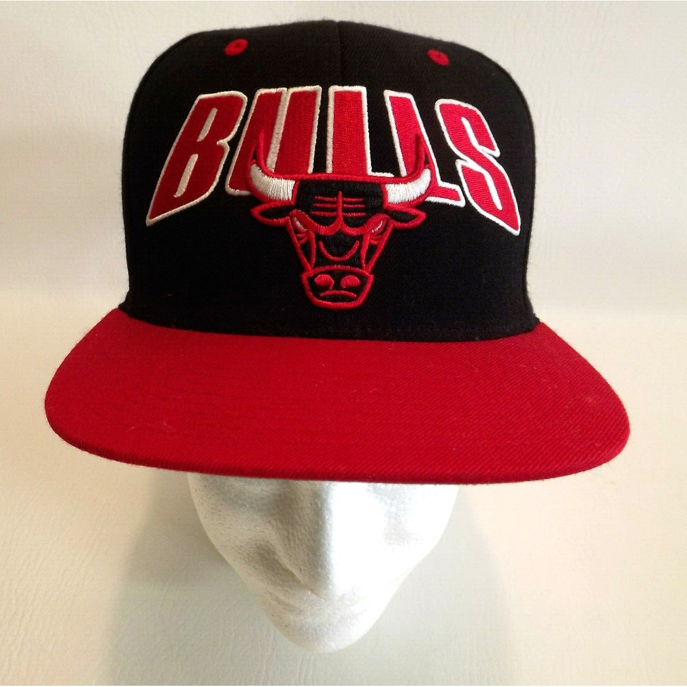 Mitchell‎ & Ness Chicago Bulls Hat Snapback Hardwood Classics NBA EUC